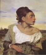Eugene Delacroix Orphan Girl at the Cemetery (mk05) oil